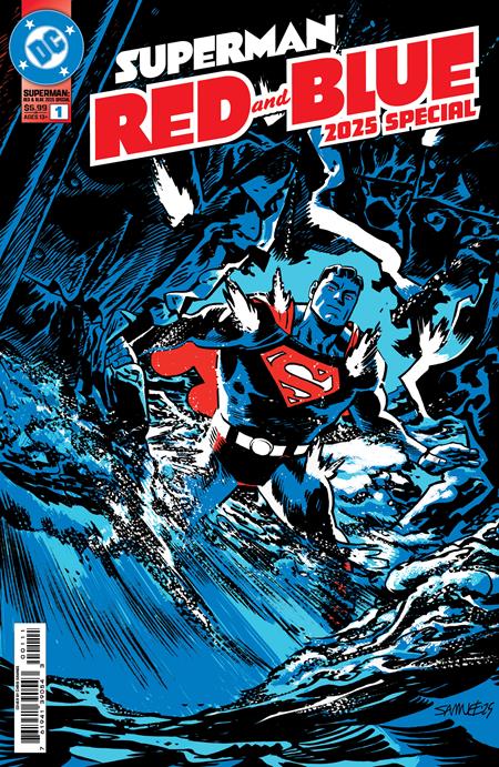 Superman Red and Blue Special (2025 DC) #1 (One Shot) Cvr A Chris Samnee Comic Books published by Dc Comics