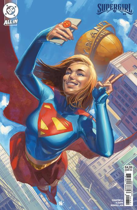 Supergirl (2025 DC) (7th Series) #6 Cvr C Ben Harvey Card Stock Variant Comic Books published by Dc Comics