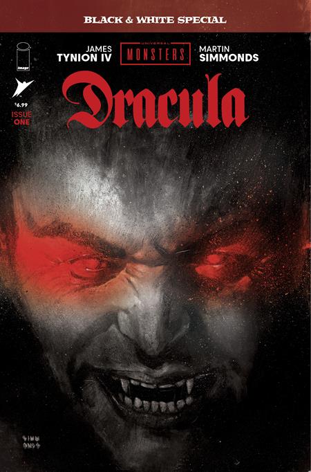 Universal Monsters Dracula Black and White Special (2025 Image) #1 (Of 2) Cvr A Martin Simmonds (Mature) Comic Books published by Image Comics