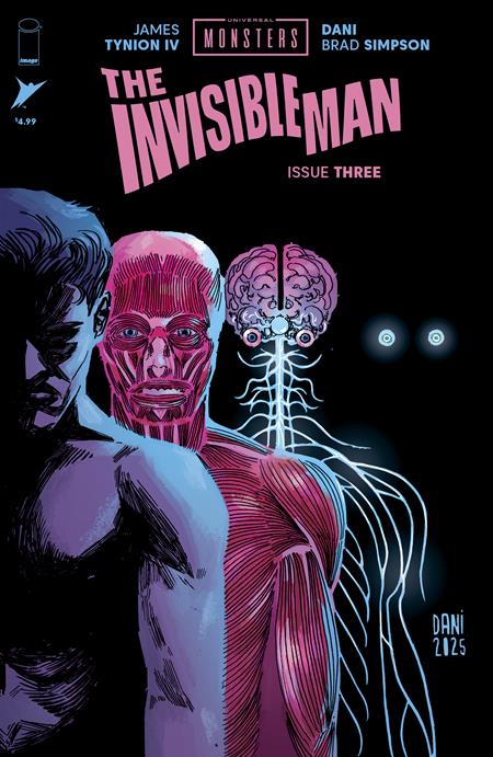 Universal Monsters the Invisible Man (2025 Image) #3 (Of 4) Cvr A Dani & Brad Simpson Comic Books published by Image Comics