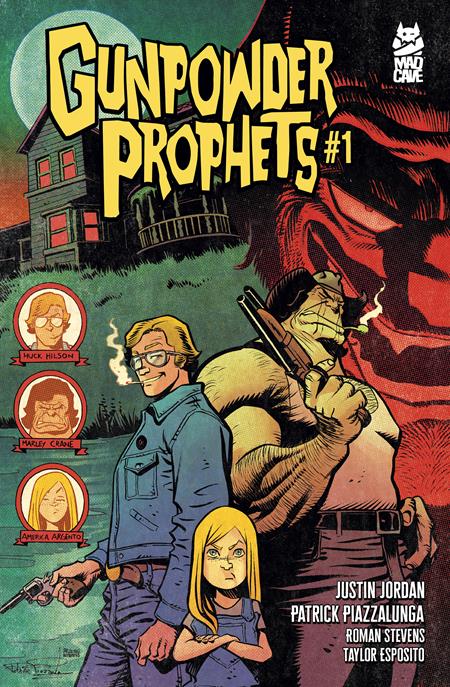 Gunpowder Prophets Death in Texas (2025 Mad Cave) #1 (Of 5) Cvr A Patrick Piazzalunga Comic Books published by Mad Cave Studios