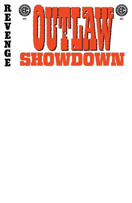 EC Outlaw Showdown (2025 Oni Press) #1 Cvr G Blank Sketch Variant Comic Books published by Oni Press