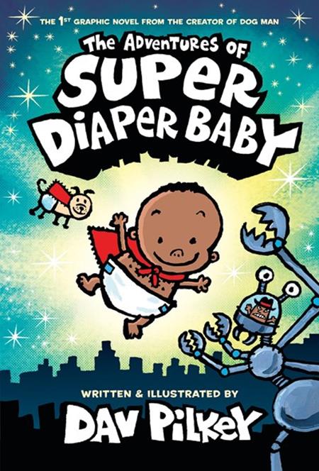 Adventures Of Super Diaper Baby (Hardcover) Color Edition Graphic Novels published by Graphix