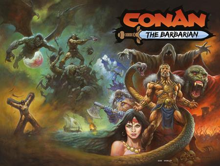 Conan the Barbarian (2023 Titan) #25 Cvr A Alex Horley Wraparound (Mature) Comic Books published by Titan Comics