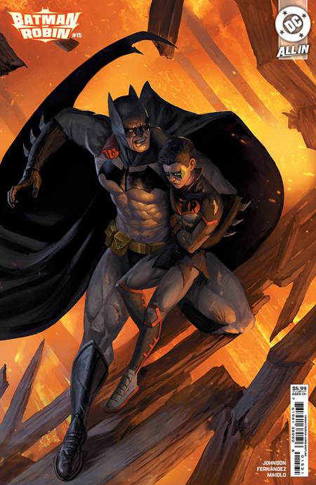 Batman and Robin (2023 DC) (3rd Series) #15 Cvr C Aaron Bartling Card Stock Variant Comic Books published by Dc Comics