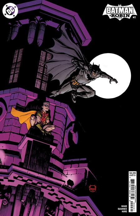 Batman and Robin Year One (2024 DC) #2 (Of 12) Cvr C Dave Johnson Card Stock Variant Comic Books published by Dc Comics