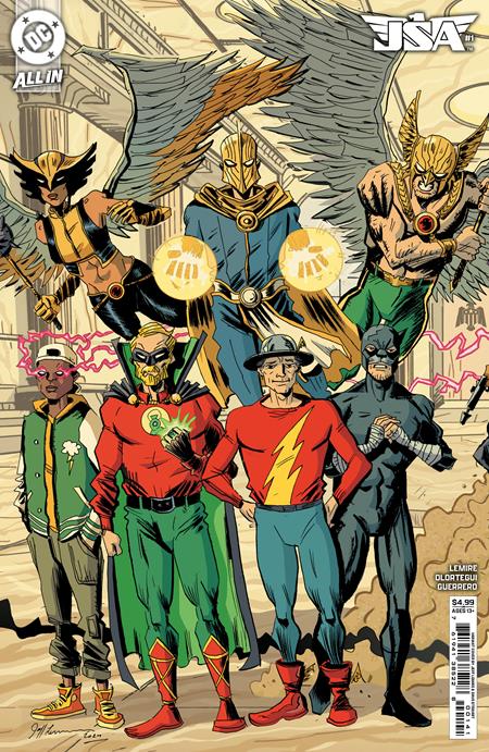 JSA (2024 DC) (2nd Series) #1 Cvr D Jeff Lemire Card Stock Variant Comic Books published by Dc Comics