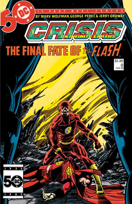 Crisis on Infinite Earths Facsimile Edition (2024 DC) #8 Facsimile Edition Cvr B George Perez Foil Variant Comic Books published by Dc Comics