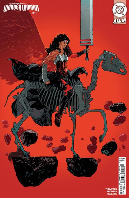 Absolute Wonder Woman (2024 DC) #1 Second Printing Cvr B Jeff Spokes Card Stock Variant Comic Books published by Dc Comics