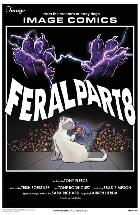 Feral (2024 Image) #8 Cvr B Tony Fleecs & Trish Forstner Homage Variant Comic Books published by Dc Comics