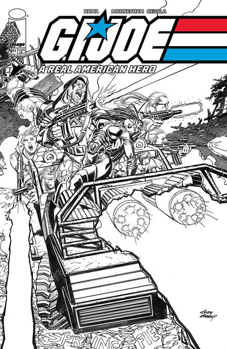 GI Joe a Real American Hero (2023 Image) #311 Cvr B Andy Kubert B&W Variant Comic Books published by Image Comics