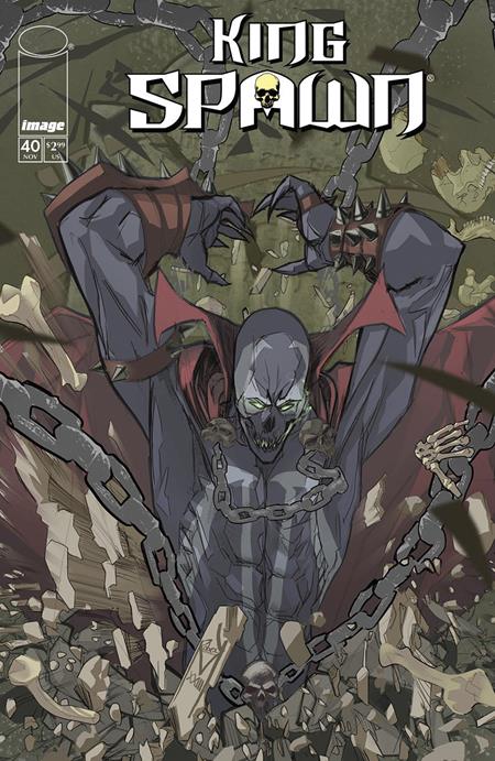 King Spawn (2021 Image) #40 Cvr A Thaddeus Robeck Comic Books published by Image Comics