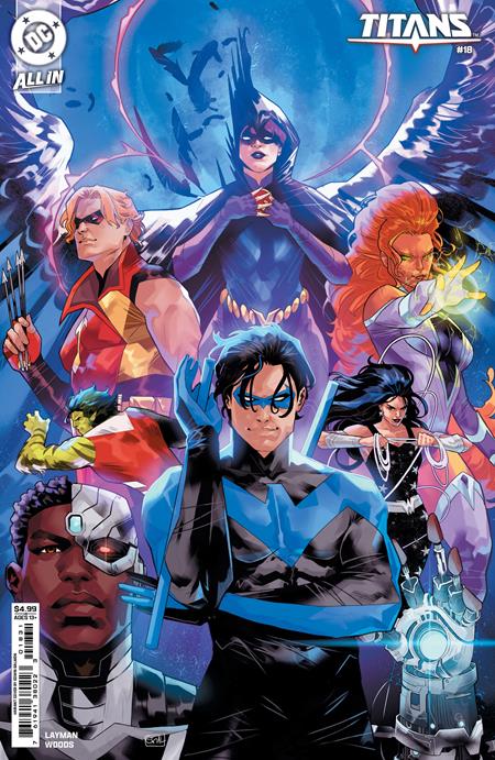 Titans (2023 DC) (4th Series) #18 Cvr B Edwin Galmon Card Stock Variant Comic Books published by Dc Comics