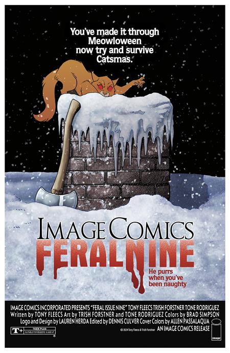 Feral (2024 Image) #9 Cvr B Tony Fleecs & Trish Forstner Homage Variant Comic Books published by Image Comics