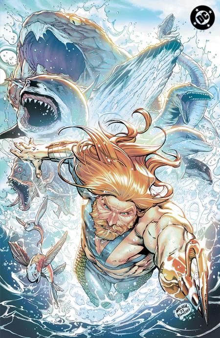 Aquaman (2025 DC) (7th Series) #1 Cvr D Brad Walker Deep Sea Spot Gloss Foil Variant Comic Books published by Dc Comics