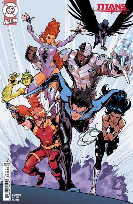 Titans (2023 DC) (4th Series) #19 Cvr B Karl Kerschl Card Stock Variant Comic Books published by Dc Comics