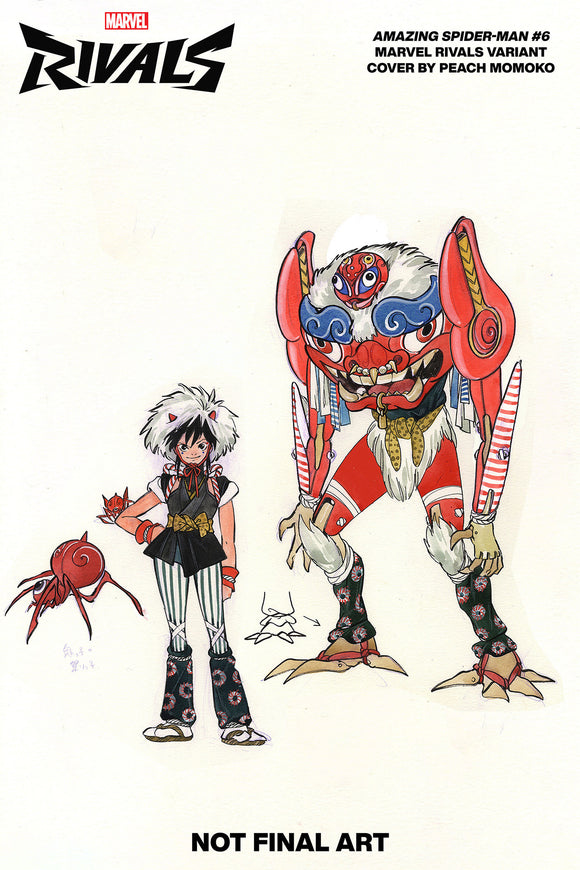 Amazing Spider-Man (2025 Marvel) (8th Series) #6 Peach Momoko Marvel Rivals Variant Comic Books published by Marvel Comics