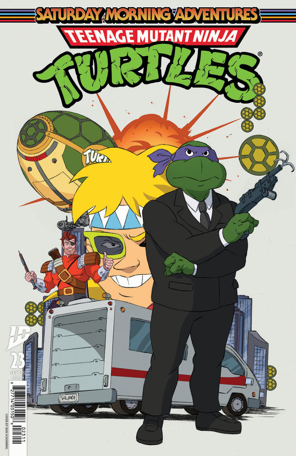 Teenage Mutant Ninja Turtles Saturday Morning Adventures (2023 IDW) (2nd Series) #23 Cover A (Schoening) Comic Books published by Idw Publishing