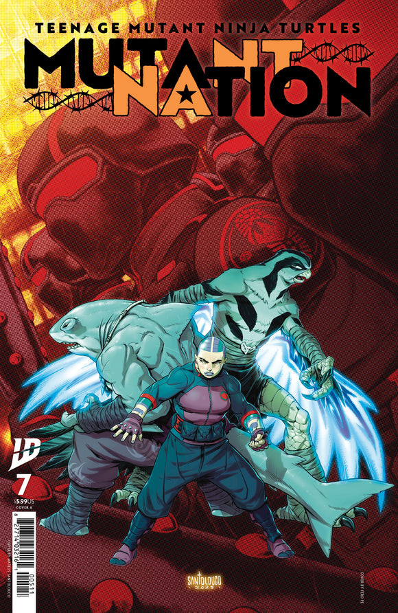 Teenage Mutant Ninja Turtles (TMNT) Mutant Nation (2024 IDW) #7 Cover A Santolouco Comic Books published by Idw Publishing