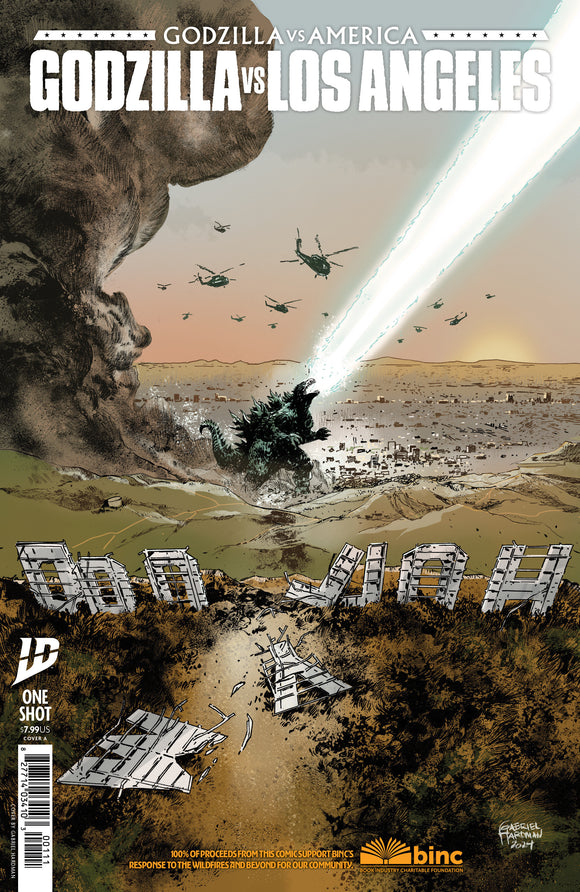 Godzilla vs. America (2025 IDW) #2 Los Angeles Cover A Hardman Comic Books published by Idw Publishing