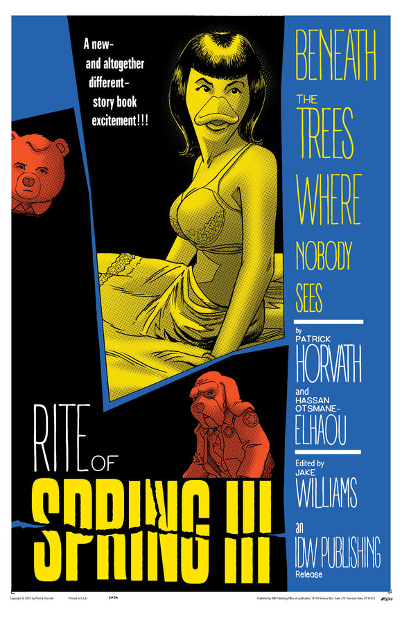 Beneath the Trees Where Nobody Sees Rite of Spring (2025 IDW) #3 Variant B Fleecs movie Homage Cover Comic Books published by Idw Publishing