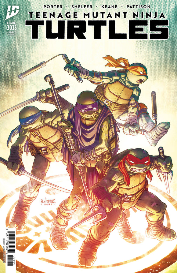 Teenage Mutant Ninja Turtles (TMNT) (2024 IDW) Annual #2025 Cover A Santolouco Comic Books published by Idw Publishing