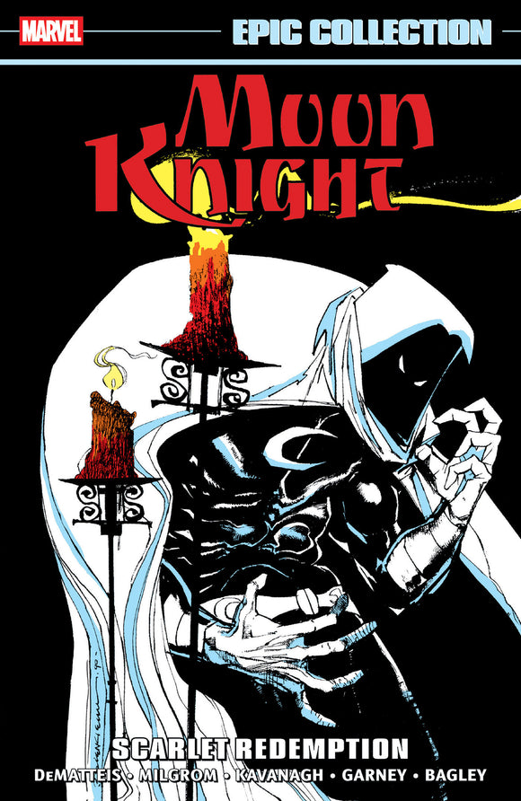 Moon Knight Epic Collection Scarlet Redemption Graphic Novels published by Marvel Comics