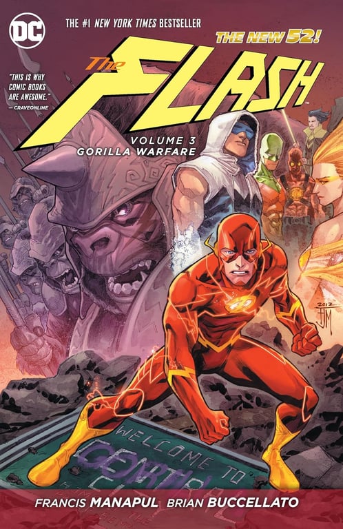 Flash (Paperback) Vol 03 Gorilla Warfare (New 52) Graphic Novels published by Dc Comics