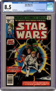 Star Wars (1977 Marvel) (1st Series) #1 (1st Printing) (Newsstand Edition) Comic Books published by Marvel Comics