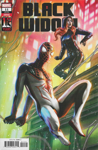 Black Widow (2020 Marvel) (9th Series) #11 Edge Miles Morales 10th Anniv Variant Comic Books published by Marvel Comics