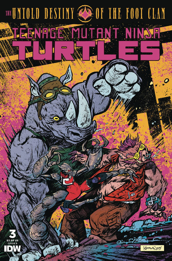 Teenage Mutant Ninja Turtles (TMNT) the Untold Destiny of the Foot Clan (2024 IDW) #3 Cvr B Catalan Comic Books published by Idw Publishing