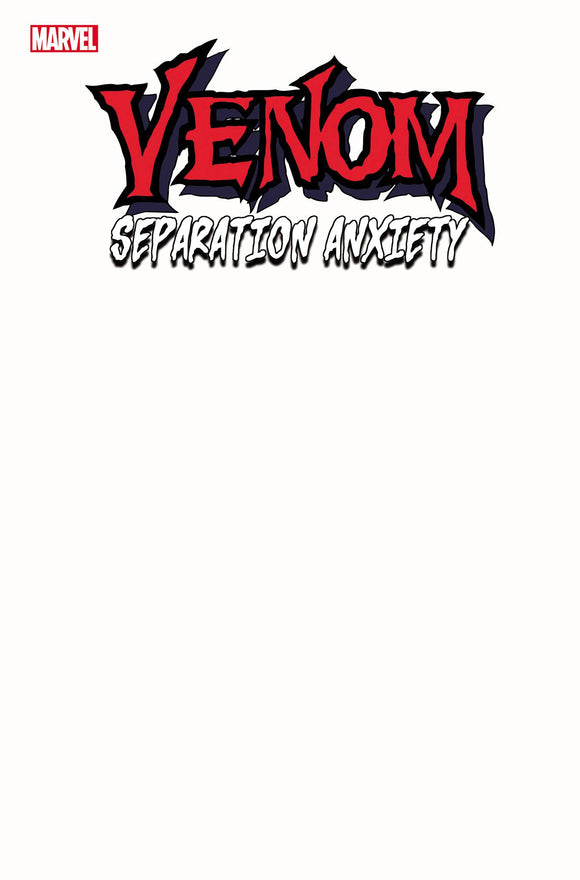 Venom Separation Anxiety (2024 Marvel) (2nd Series) #1 (Of 5) Blank Cvr Variant Comic Books published by Marvel Comics