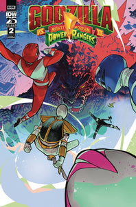 Godzilla vs. the Mighty Morphin Power Rangers II (2024 IDW) #2 Cvr A Rivas Comic Books published by Idw Publishing