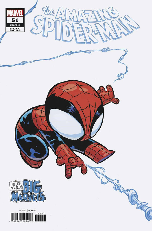 Amazing Spider-Man (2022 Marvel) (7th Series) #51 Skottie Young Big Marvel Variant Comic Books published by Marvel Comics