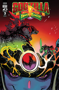 Godzilla vs. the Mighty Morphin Power Rangers II (2024 IDW) #3 Cvr A Rivas Comic Books published by Idw Publishing