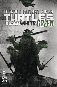 Teenage Mutant Ninja Turtles (TMNT) Black White and Green (2024 IDW) #2 Cvr B Love Comic Books published by Idw Publishing