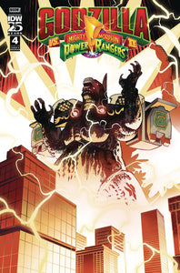 Godzilla vs. the Mighty Morphin Power Rangers II (2024 IDW) #4 Cvr A Rivas Comic Books published by Idw Publishing