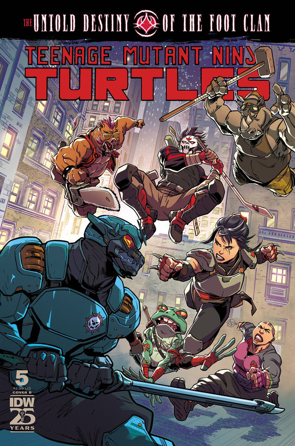 Teenage Mutant Ninja Turtles (TMNT) the Untold Destiny of the Foot Clan (2023 IDW) #5 Cvr B Medel Comic Books published by Idw Publishing