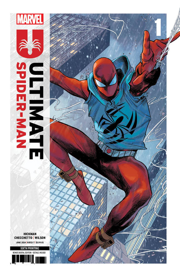 Ultimate Spider-Man (2024 Marvel) #1 6th Ptg Marco Checchetto Variant Comic Books published by Marvel Comics