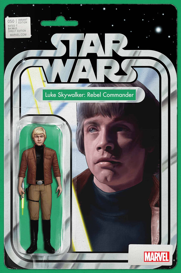 Star Wars (2020 Marvel) (3rd Marvel Series) #50 Jtc Action Figure Variant Comic Books published by Marvel Comics