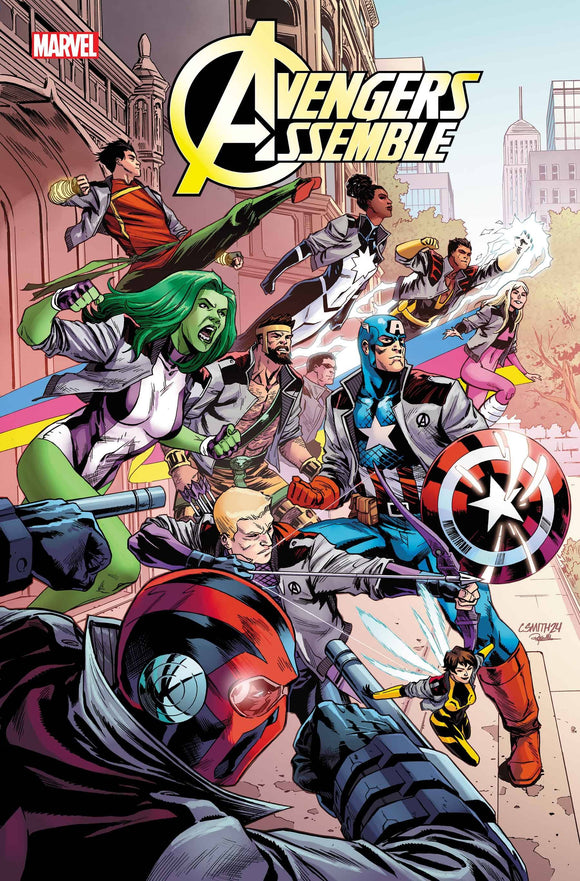 Avengers Assemble (2024 Marvel) (3rd Series) #1 (Of 5) Cory Smith Avengers Jacket Variant Comic Books published by Marvel Comics