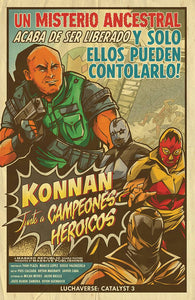 Luchaverse Catalyst (2024 Massive) #3 Catalyst Cvr E Lucha Movie Poster Homage (Mature) Comic Books published by Massive