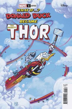 What If Donald Duck Became Thor (2024 Marvel) #1 Skottie Young Variant Comic Books published by Marvel Comics