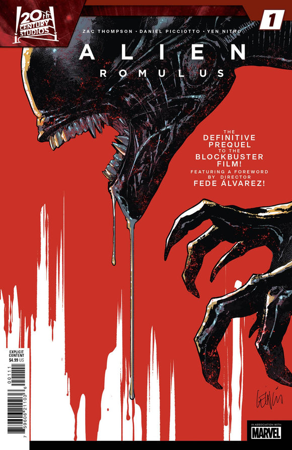 Alien Romulus (2024 Marvel) #1 Comic Books published by Marvel Comics