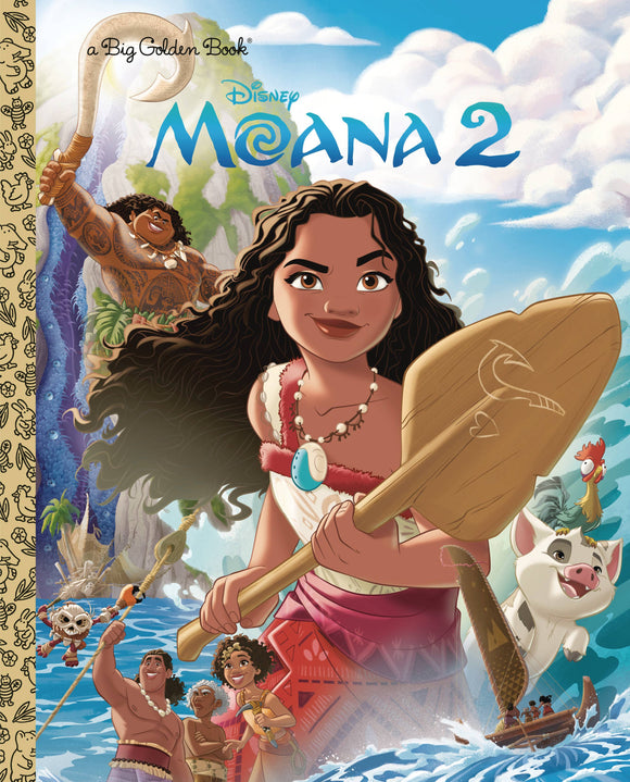 Disney Moana 2 Big Golden Book (Hardcover) Graphic Novels published by Golden Books