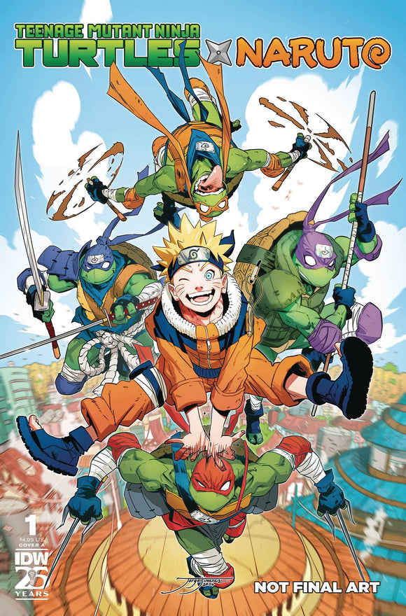 Teenage Mutant Ninja Turtles (TMNT) X Naruto (2024 IDW) #1 Cvr A Jimenez Comic Books published by Idw Publishing