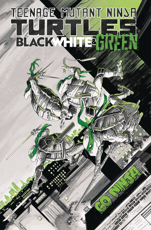 Teenage Mutant Ninja Turtles (Tmnt) Black White & Green (Paperback) Graphic Novels published by Idw Publishing