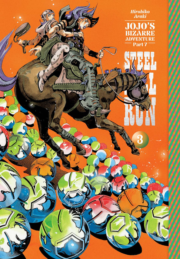 Jojo's Bizarre Adventure Part 7 Steel Ball Run (Hardcover) Vol 03 Manga published by Viz Media Llc