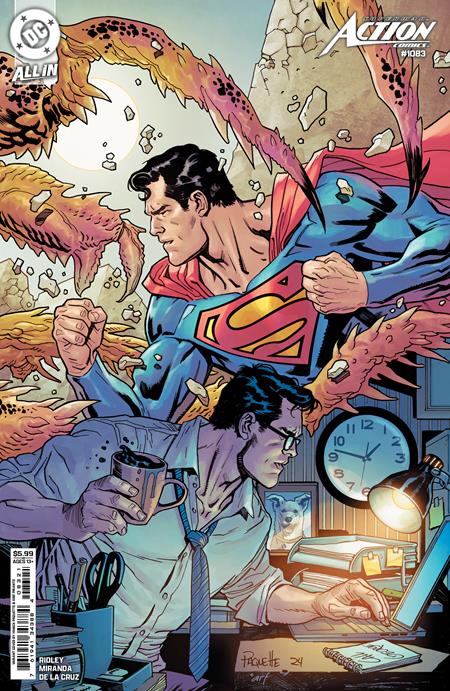 Action Comics (2016 Dc) (3rd Series) #1083 Cvr B Yanick Paquette Card Stock Variant Comic Books published by Dc Comics