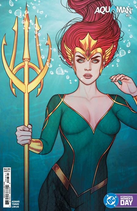 Aquaman (2025 DC) (7th Series) #3 Cvr E Jenny Frison International Womens Day Mera Card Stock Variant Comic Books published by Dc Comics
